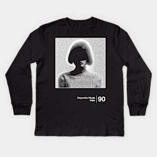 Halo - Depeche Mode / Minimal Graphic Artwork Kids Long Sleeve T-Shirt